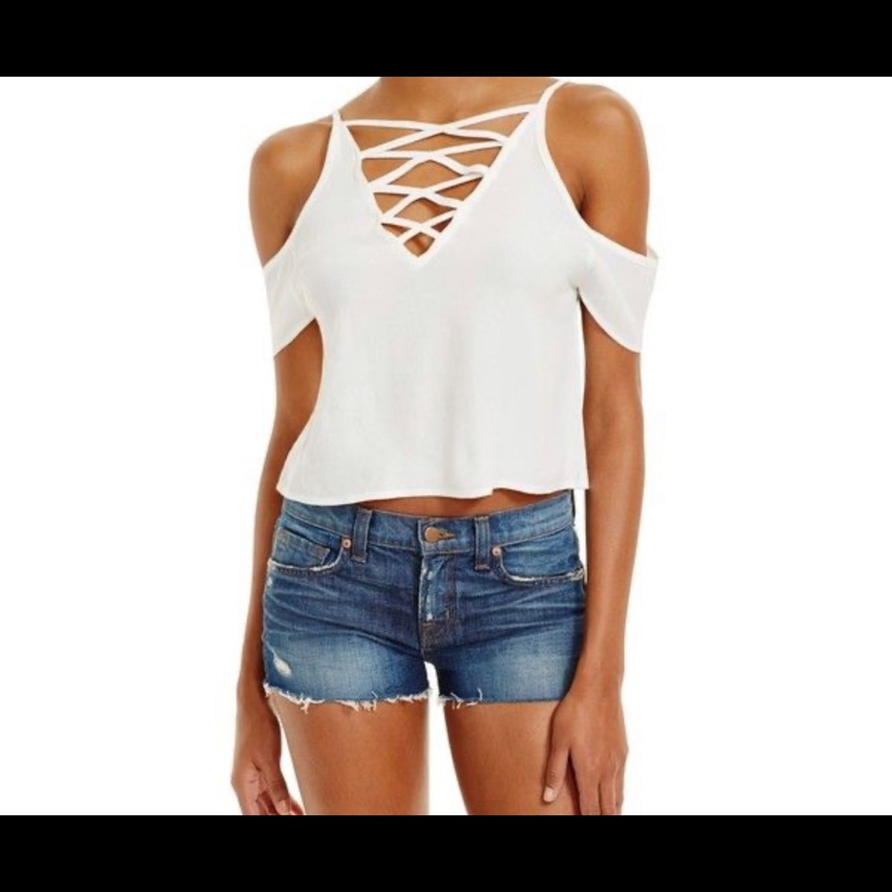 MinkPink Keep Cool Cold Shoulder